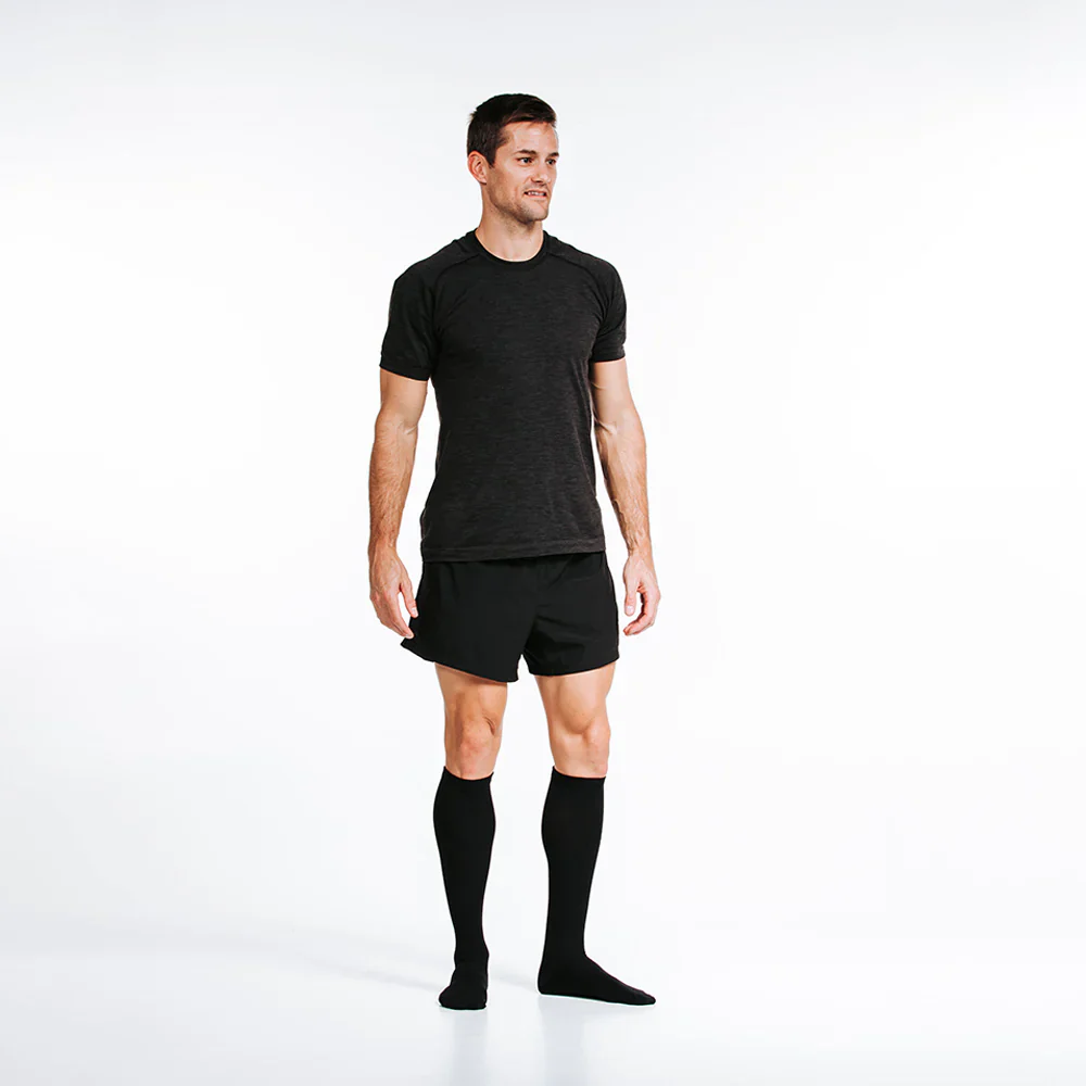 Black on Black Compression Sock - Image 3