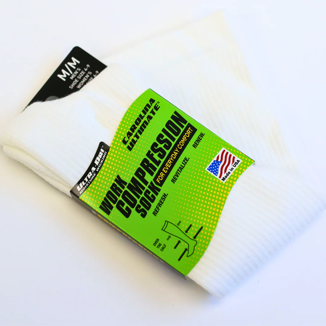 White Compression Sock - Image 4